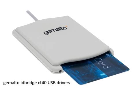 smart card reader gemalto driver